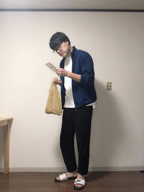 一日中家にいたのが､ちょっとコンビニで買い物している間に配達が来た人