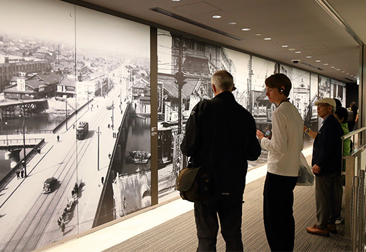 広島の月刊わしら-広島平和記念資料館ガイド：被爆前の爆心地周辺の風景